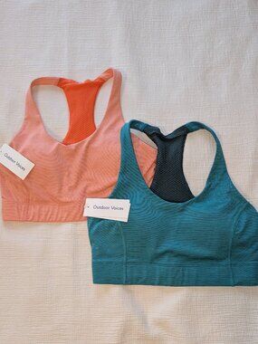 NWT Outdoor Voices Doing Things Bras (set of 2)